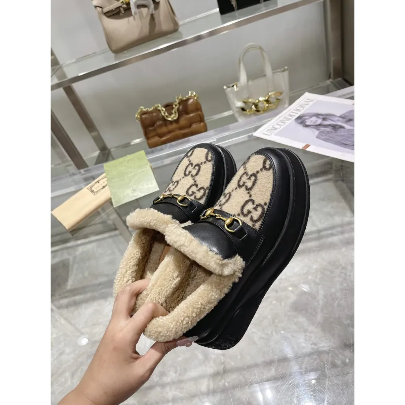 Gucci Shoes for Women Gucci Boots snow boots heel height:3cm #A58292