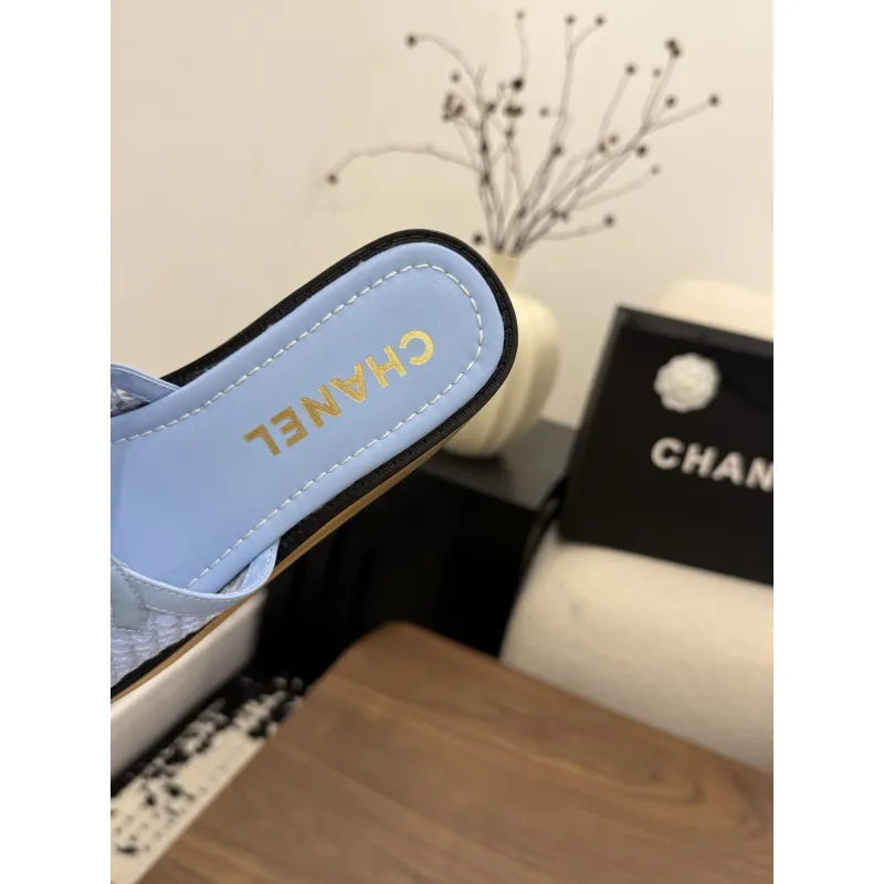 Chanel shoes for Womens Chanel slippers #A65222