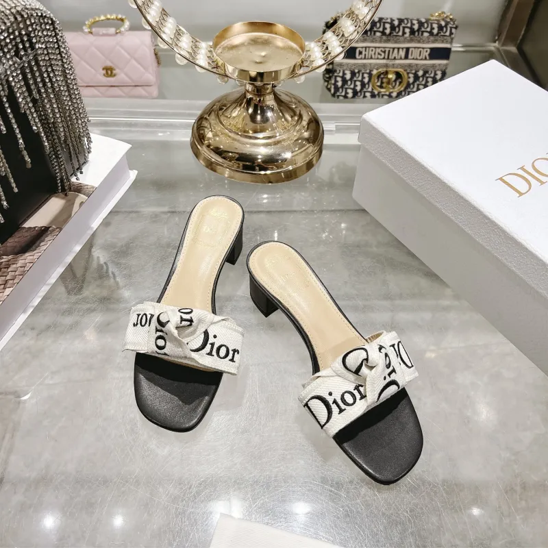 Dior Shoes for Dior Slippers for women Heel height:4cm #A65266