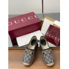 Gucci Shoes for Women Gucci Flats Horsebit GG Canvas espadrilles in burgundy #A49568