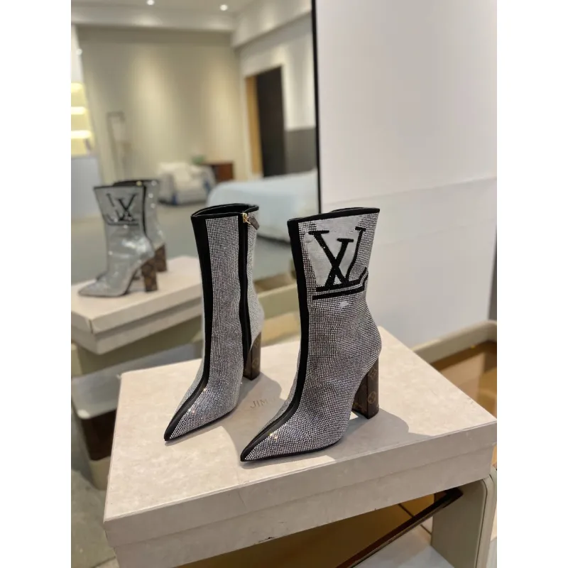 Louis Vuitton Shoes for Womens Louis Vuitton boots heel height:10cm #A58317