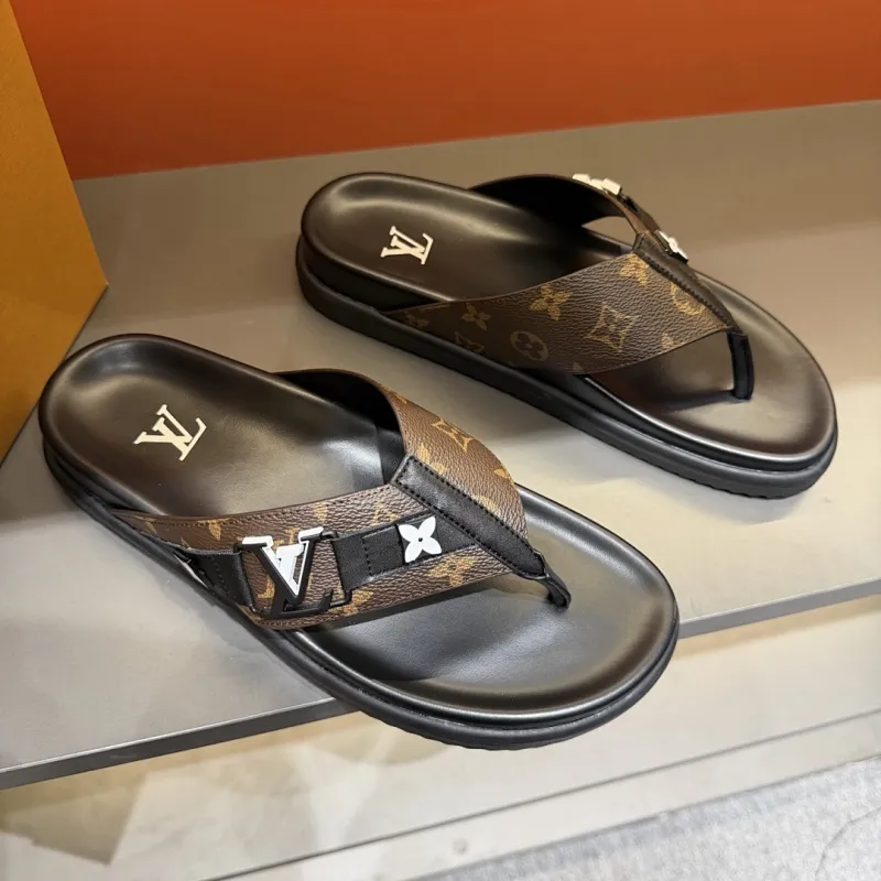 Louis Vuitton Shoes for Mens Louis Vuitton Slippers #A62463 Louis Vuitton Shoes for Mens Louis Vuitton Slippers #A62463
