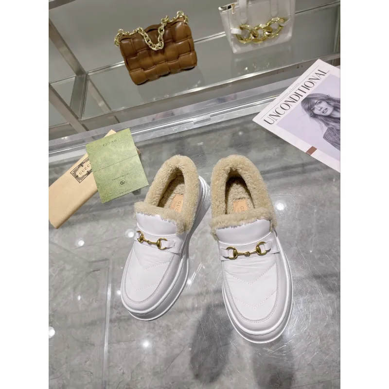 Gucci Shoes for Women Gucci Boots snow boots heel height:3cm #A58296