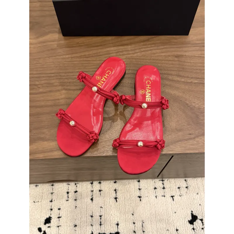 Chanel shoes for Womens Chanel slippers #A62856
