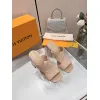 Louis Vuitton Shoes for Womens Louis Vuitton Slippers Heel height:9cm #A60939 Louis Vuitton Shoes for Womens Louis Vuitton Slippers Heel height:9cm #A60939