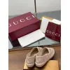 Gucci Shoes for Women Gucci Flats Horsebit GG Canvas espadrilles in burgundy #A49568