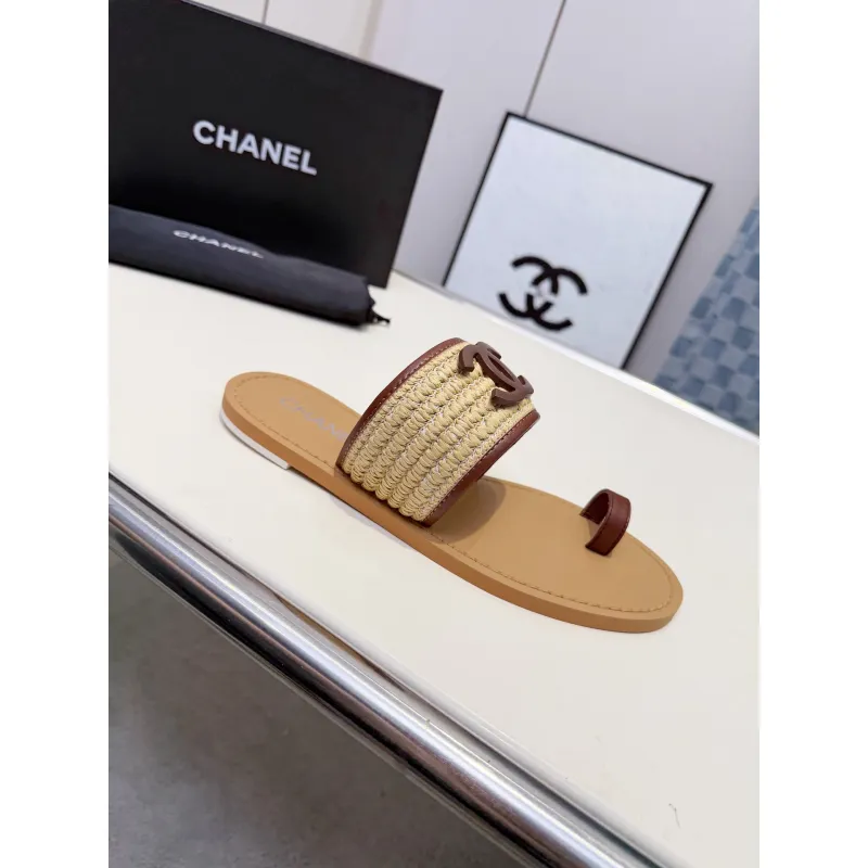 Chanel shoes for Womens Chanel slippers #A65138