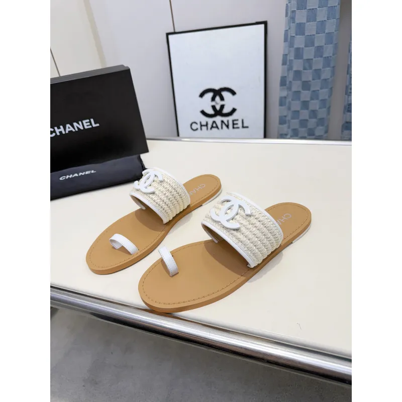 Chanel shoes for Womens Chanel slippers #A65139