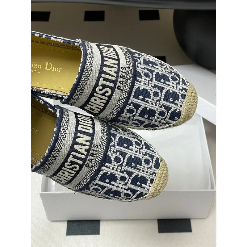 D-ior Grandville Espadrilles Blue #A49576 D-ior Grandville Espadrilles Blue #A49576
