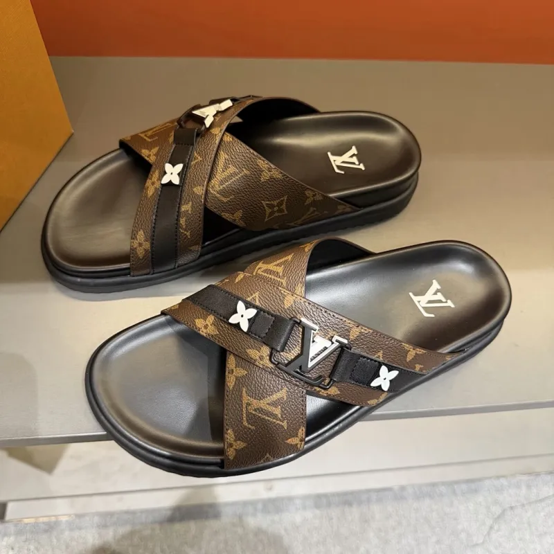 Louis Vuitton Shoes for Mens Louis Vuitton Slippers #A62475