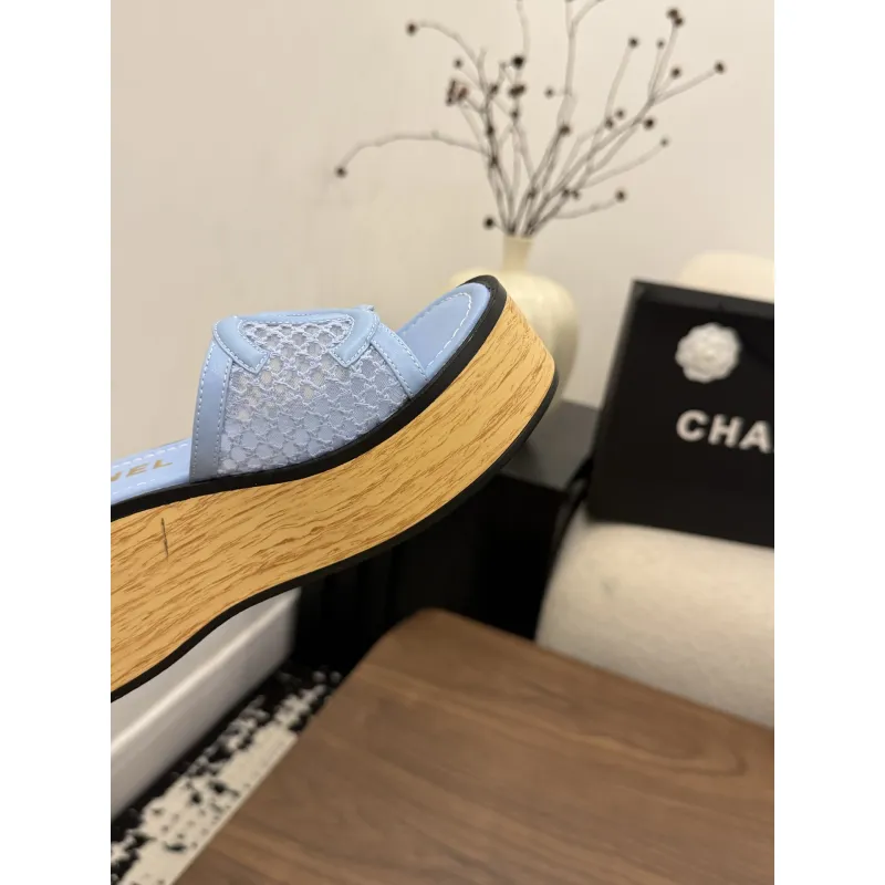 Chanel shoes for Womens Chanel slippers #A65222