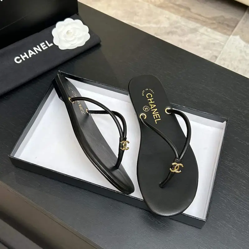Chanel shoes for Womens Chanel slippers #A63915