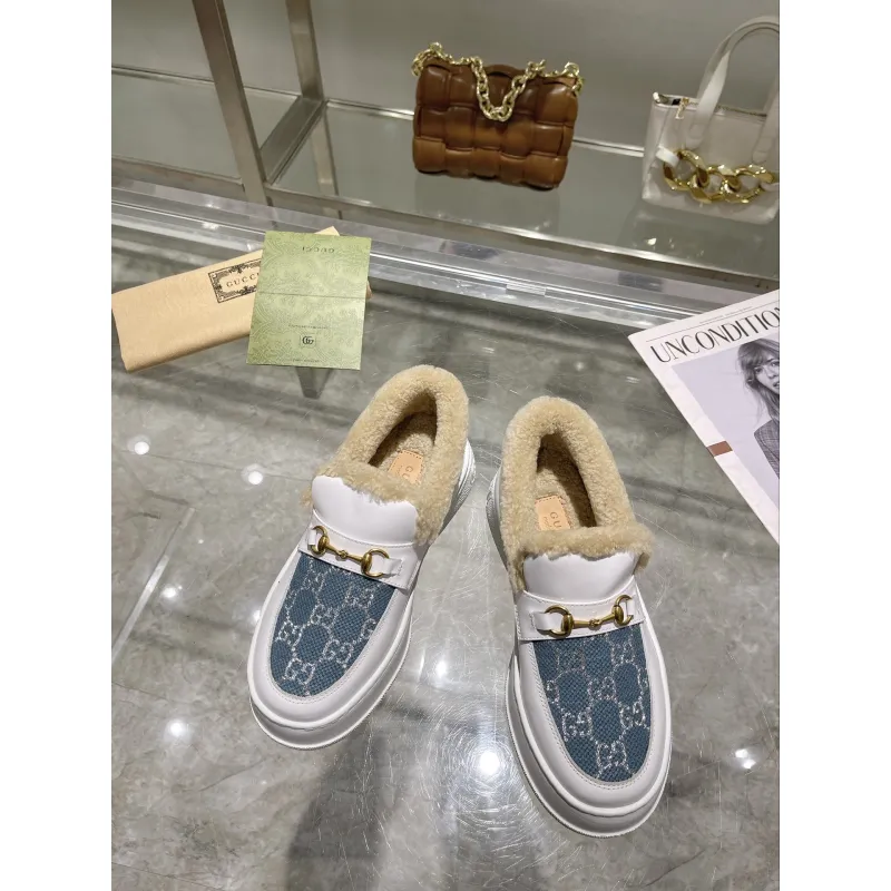 Gucci Shoes for Women Gucci Boots snow boots heel height:3cm #A58293