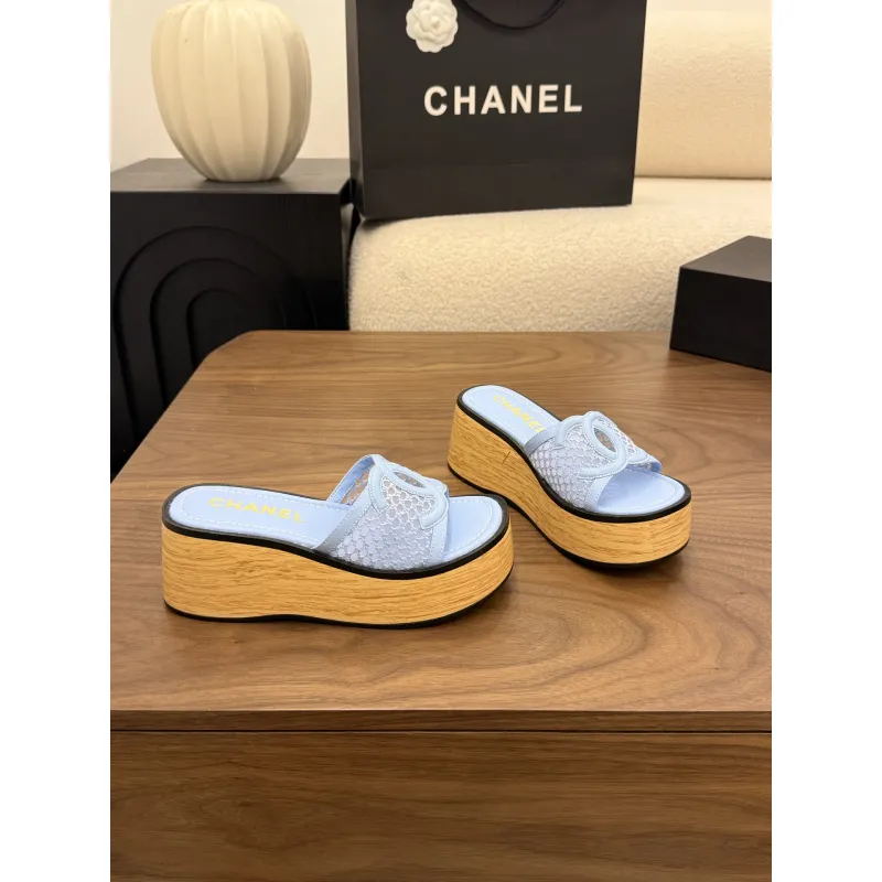 Chanel shoes for Womens Chanel slippers #A65222