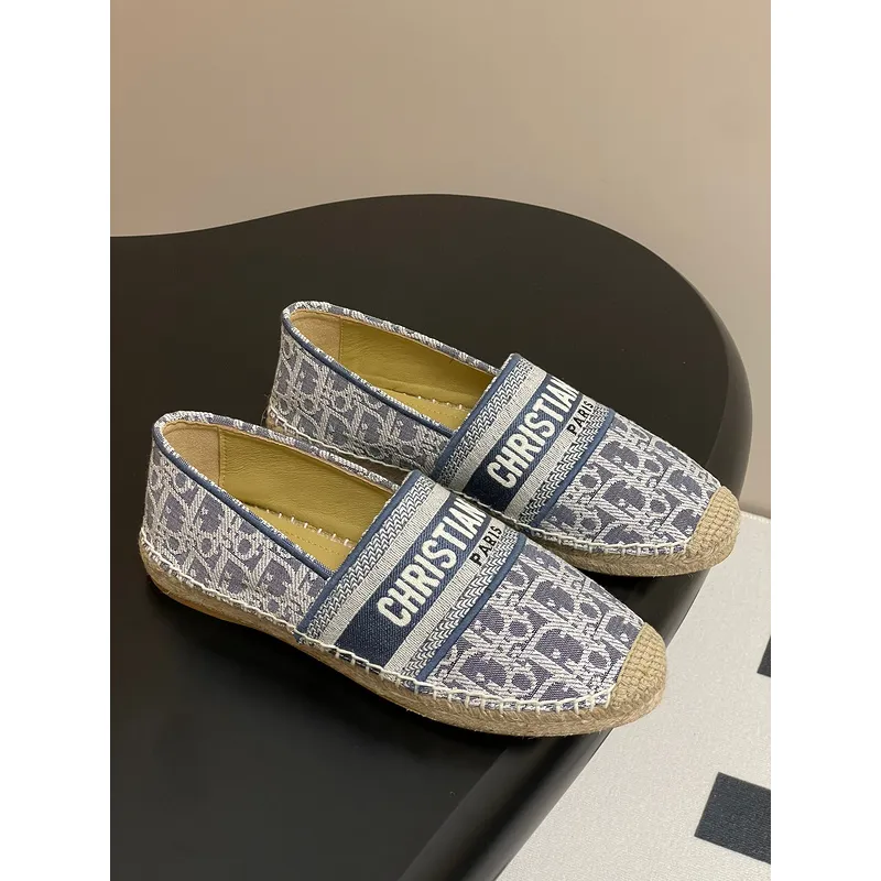D-ior Grandville Espadrilles Blue #A49576 D-ior Grandville Espadrilles Blue #A49576