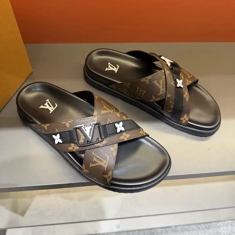 Louis Vuitton Shoes for Mens Louis Vuitton Slippers #A62475