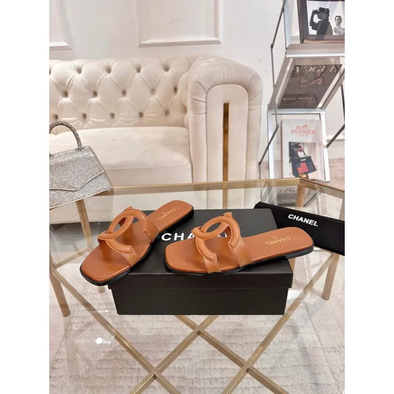 Chanel shoes for Womens Chanel slippers #A63951
