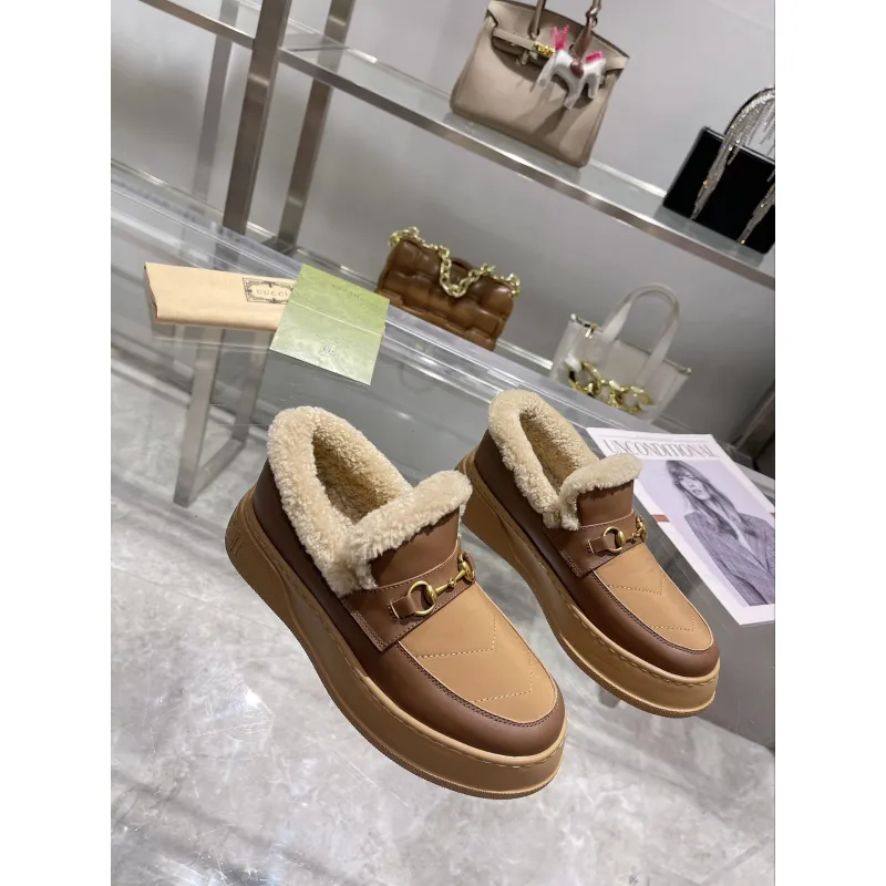 Gucci Shoes for Women Gucci Boots snow boots heel height:3cm #A58294 Gucci Shoes for Women Gucci Boots snow boots heel height:3cm #A58294