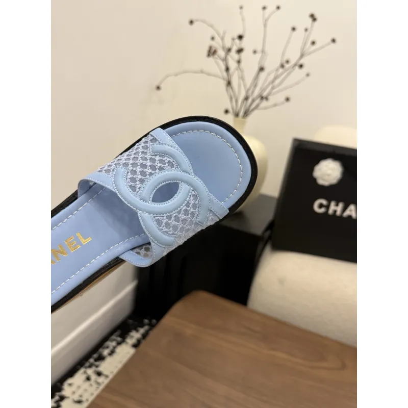 Chanel shoes for Womens Chanel slippers #A65222