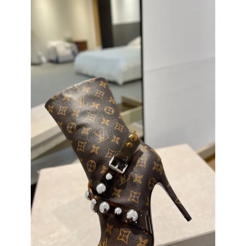Louis Vuitton Shoes for Womens Louis Vuitton boots heel height:10cm #A58315