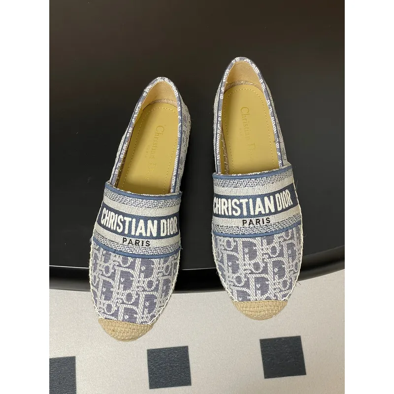 D-ior Grandville Espadrilles Blue #A49576 D-ior Grandville Espadrilles Blue #A49576