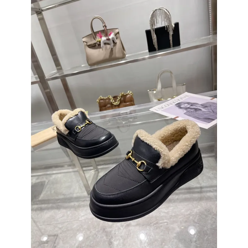 Gucci Shoes for Women Gucci Boots snow boots heel height:3cm #A58295 Gucci Shoes for Women Gucci Boots snow boots heel height:3cm #A58295