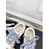 Chanel shoes for Womens Chanel Fabric and Suede Calfskin Sneakers #A54028