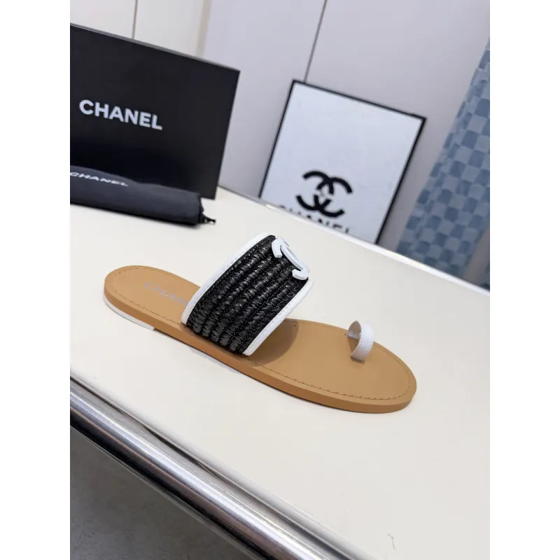 Chanel shoes for Womens Chanel slippers #A65137