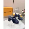 Louis Vuitton Shoes for Womens Louis Vuitton Slippers Heel height:9cm #A60936
