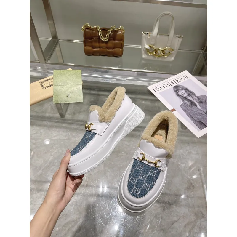 Gucci Shoes for Women Gucci Boots snow boots heel height:3cm #A58293