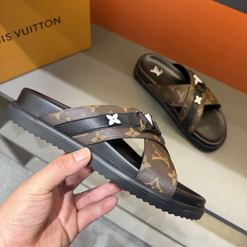 Louis Vuitton Shoes for Mens Louis Vuitton Slippers #A62475