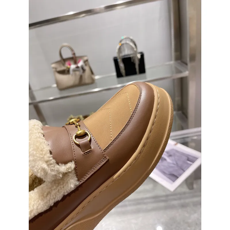 Gucci Shoes for Women Gucci Boots snow boots heel height:3cm #A58294 Gucci Shoes for Women Gucci Boots snow boots heel height:3cm #A58294