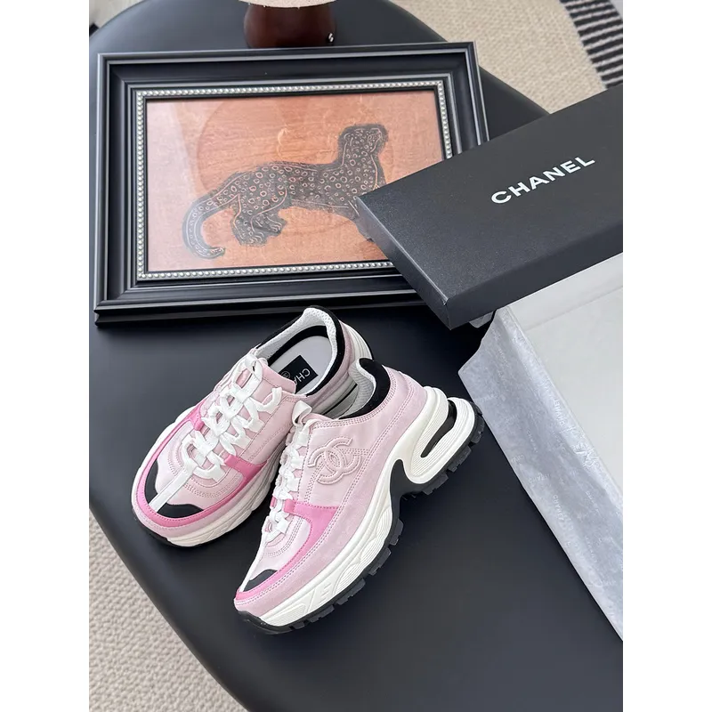 Chanel shoes for Womens Chanel Sneakers Trainers - Calfskin & suede calfskin #A54186