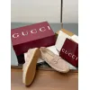 Gucci Shoes for Women Gucci Flats Horsebit GG Canvas espadrilles in burgundy #A49568