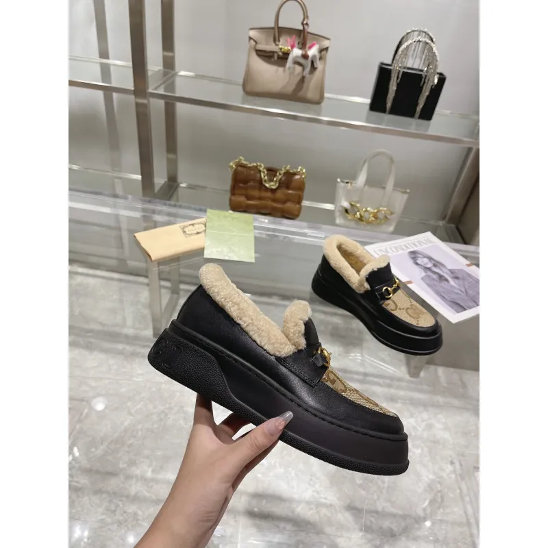 Gucci Shoes for Women Gucci Boots snow boots heel height:3cm #A58290 Gucci Shoes for Women Gucci Boots snow boots heel height:3cm #A58290