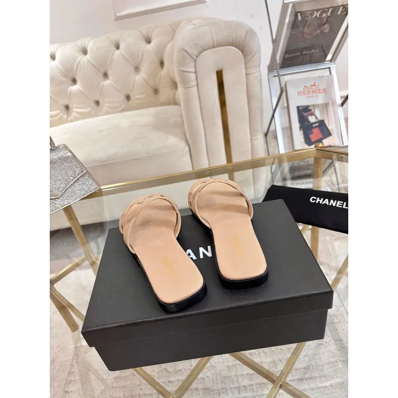 Chanel shoes for Womens Chanel slippers #A63954