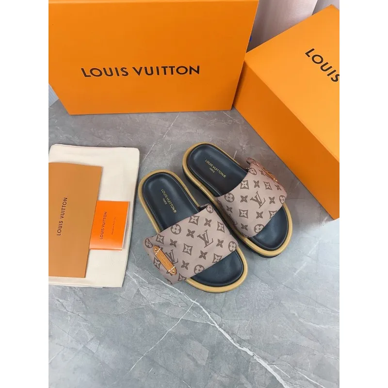 Louis Vuitton Shoes for Mens Louis Vuitton Slippers #A35186 Louis Vuitton Shoes for Mens Louis Vuitton Slippers #A35186