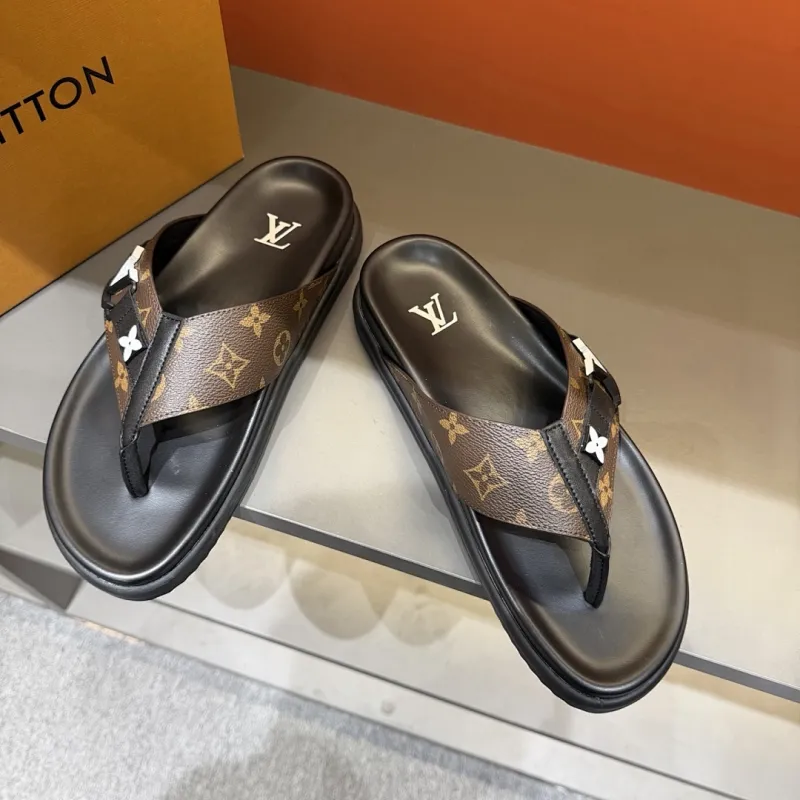 Louis Vuitton Shoes for Mens Louis Vuitton Slippers #A62463 Louis Vuitton Shoes for Mens Louis Vuitton Slippers #A62463