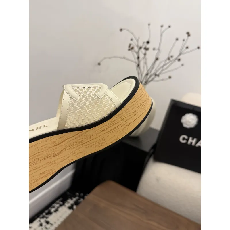Chanel shoes for Womens Chanel slippers #A65223