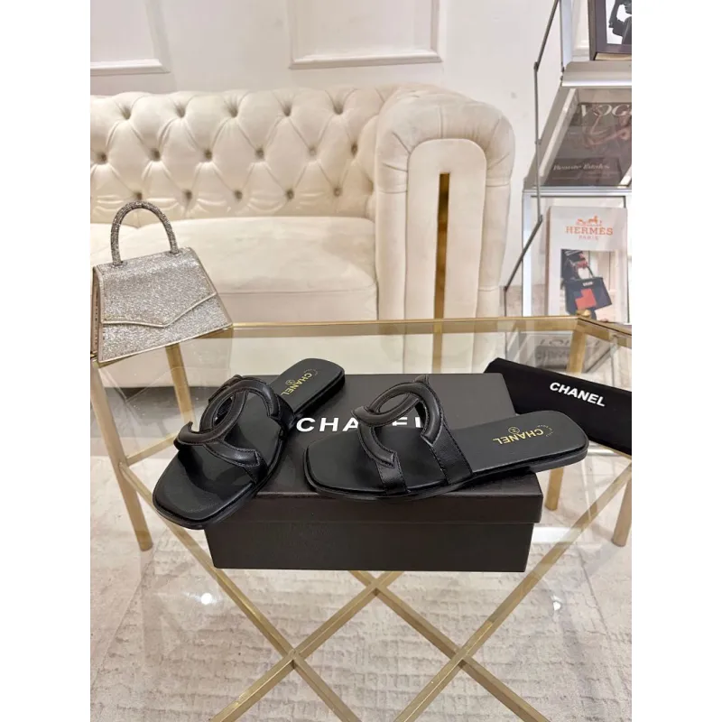 Chanel shoes for Womens Chanel slippers #A63949