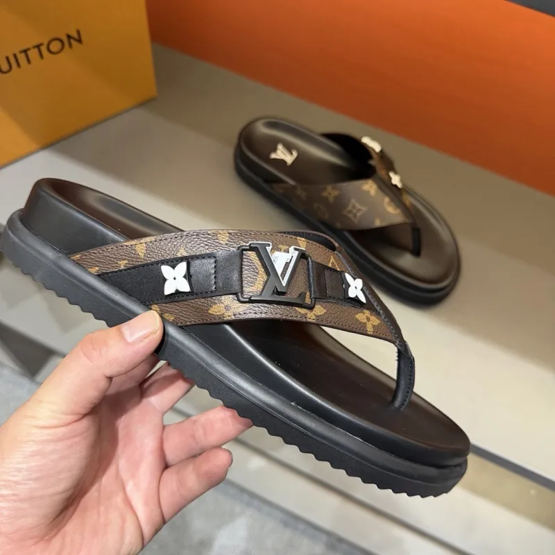 Louis Vuitton Shoes for Mens Louis Vuitton Slippers #A62463 Louis Vuitton Shoes for Mens Louis Vuitton Slippers #A62463