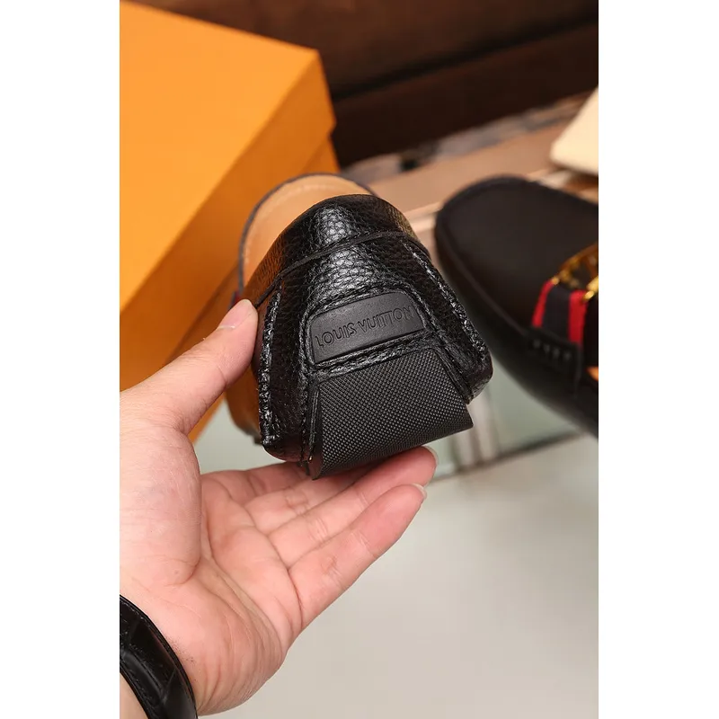 LV leather Shoes for MEN black #999849