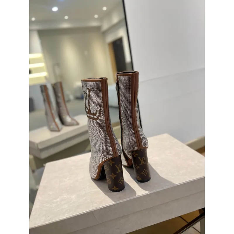 Louis Vuitton Shoes for Womens Louis Vuitton boots heel height:10cm #A58318