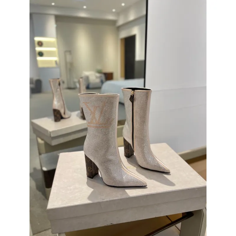 Louis Vuitton Shoes for Womens Louis Vuitton boots heel height:10cm #A58316