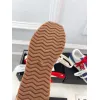 Chanel shoes for Womens Chanel Fabric and Suede Calfskin Sneakers #A54028