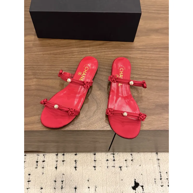 Chanel shoes for Womens Chanel slippers #A62856
