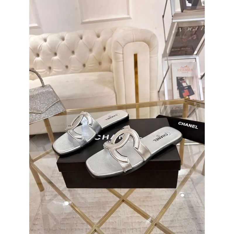 Chanel shoes for Womens Chanel slippers #A63948