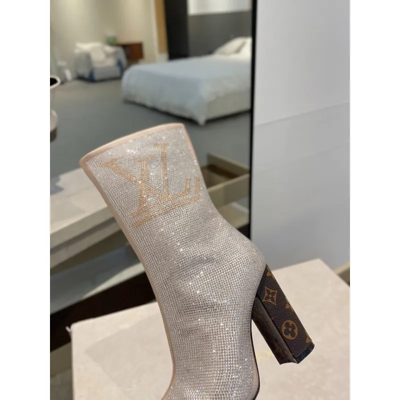 Louis Vuitton Shoes for Womens Louis Vuitton boots heel height:10cm #A58316