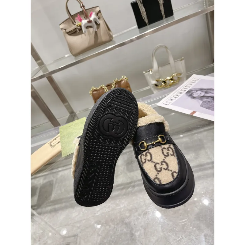 Gucci Shoes for Women Gucci Boots snow boots heel height:3cm #A58292