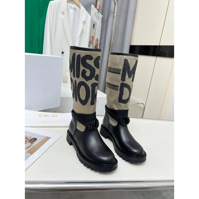 D-ior Shoes for D-ior boots for women 3cm #A55102